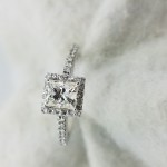14K	White Gold	Halo	.89,.48	ct.	PR+R	Cut	Diamond	K-VVS2		4-prong	Solitaire with Accents	Engagement-Ring