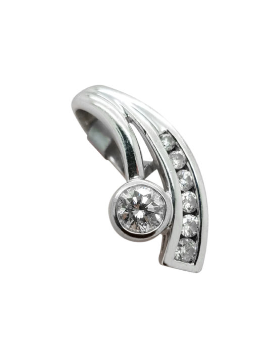 PRETTY	0.35	ct		DIAMOND		18K	White Gold	2.3	G				necklace-pendant