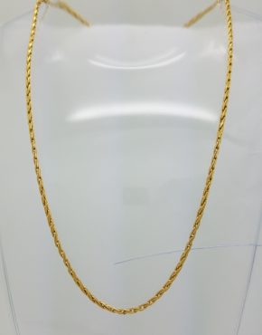 Wheat Chain 14k Yellow gold 16" long