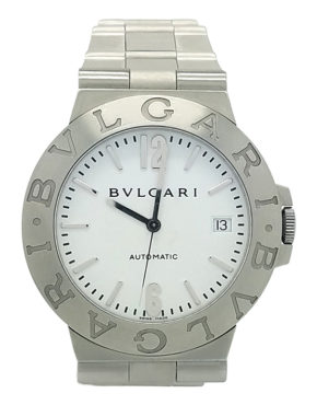 BVLGARI BULGARI AUTOMATIC LCV 38 S WHITE UNISEX STAINLESS STEEL WATCH