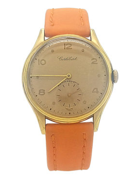 Cortébert Gold Dial Manual Winding Vintage Watch
