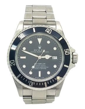ROLEX TRANSITIONAL SEA-DWELLER 16600 STEEL VINTAGE AUTOMATIC 40MM MENS WATCH