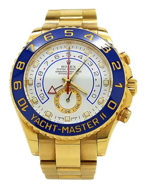 ROLEX YACHT-MASTER II CHRONO 116688 18K YELLOW GOLD 44MM MENS WATCH W/ CARD