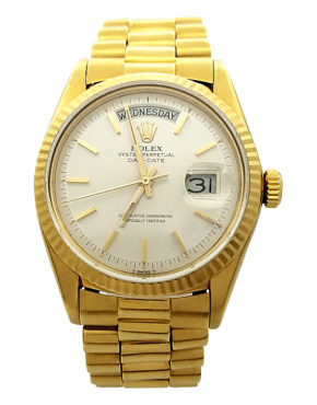 Ultra RARE Vintage Rolex President Model 1802 18K Yellow Gold Day-Date Automatic Unisex Watch