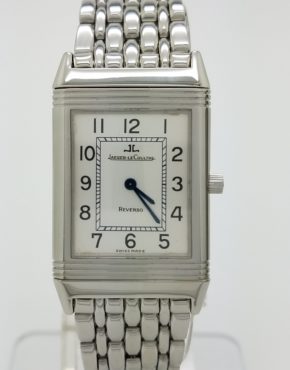 JAEGER LE COULTRE 250.8.08 REVERSO LADIES STEEL QUARTZ WATCH